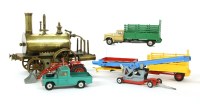 Lot 290 - A brass Birmingham Dribbler steam locomotive