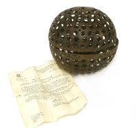 Lot 945 - An Indian rolling lamp