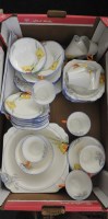 Lot 336 - A Shelley Regent shape ten setting tea set