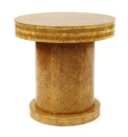 Lot 130 - An Art Deco inlaid burr maple coffee table