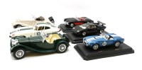 Lot 275 - Eleven Burago die cast vehicles