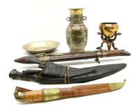 Lot 322 - A collection of Eastern decorative items