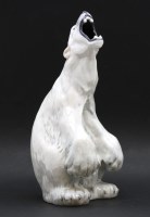 Lot 393 - A Royal Copenhagen roaring polar bear