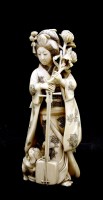 Lot 172 - A Japanese ivory okimono