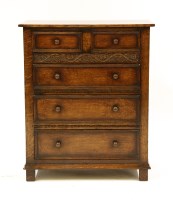 Lot 616 - A Titchmarsh and Goodwin oak chest