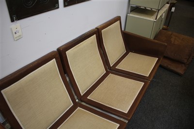 Lot 271 - A PK31/3 leather sofa