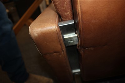 Lot 271 - A PK31/3 leather sofa