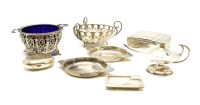 Lot 103 - A silver cigarette box