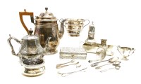 Lot 116 - A collection of silver items