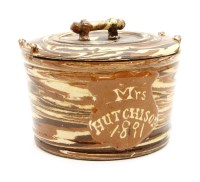 Lot 227 - A Scottish Agateware dish and cover