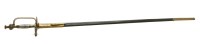 Lot 378 - A Victorian court sword