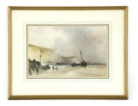 Lot 454 - William Callow (1812- 1908)
FISHING BOATS OFF THE COAST
Signed l.l.