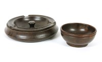 Lot 167 - A small turned walnut bowl