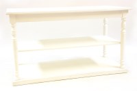 Lot 622 - A white painted two tier buffet