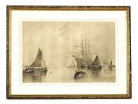 Lot 474 - George Sheffield (1839-1892)
SHIPPING IN A HARBOUR
signed l.r.
