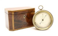Lot 386 - A George III mahogany tea caddy