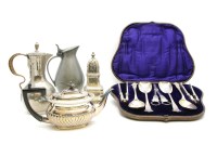 Lot 118 - A silver sugar caster