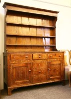 Lot 532 - An 18th century oak dresser