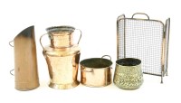 Lot 327 - A quantity of copper and brass items