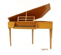 Lot 688 - A walnut virginal