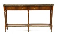 Lot 517 - A Regency style two tier console table