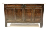 Lot 545 - A 17th century oak coffer