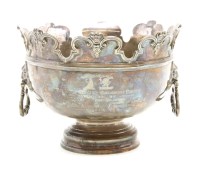 Lot 134 - A silver montieth