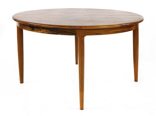 Lot 279 - A rosewood dining room suite