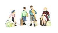 Lot 232 - Four Royal Doulton `Evacuee' figures