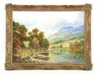 Lot 486A - Andrew Grant Kurtis (British b.1919)
Mountainous river landscape
Signed lower left
Oil on canvas
71cm x 93cm