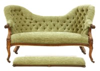 Lot 671 - A Victorian double end settee