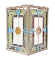 Lot 393 - An Arts and Crafts ceiling lamp