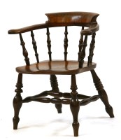 Lot 616 - A 19th century Captains chair