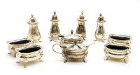 Lot 63 - A modern silver condiment set