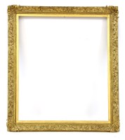 Lot 554 - A large Victorian gilt gesso frame