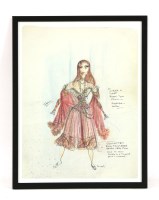 Lot 458A - Sir John Roper (1913-1977)
THREE COSTUMES DESIGNED: WEDDING DRESS FOR VANDA; SHOW GIRL COSTUME
