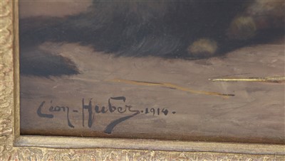 Lot 448 - Leon Charles Huber (French, 1858-1928)