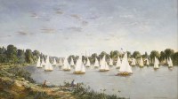 Lot 512 - Charles Ernest Cundall (1890-1971)
REGATTA
Signed l.r.