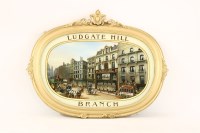 Lot 481 - 'LUDGATE HILL BRANCH'
Glass painting
86 x 118cm
