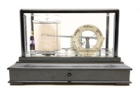 Lot 385 - An early 20th century ebonised barograph