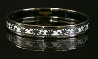 Lot 671 - A Hermès Balcons du Guadalquivir bangle