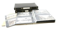 Lot 96 - Three modern postcard albums with many cards of Hitchin