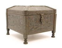 Lot 216 - A late 19th century casket