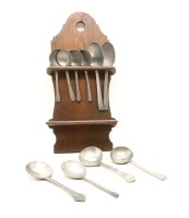 Lot 371A - A quantity of pewter spoons