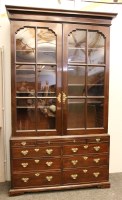 Lot 649 - A George III mahogany bookcase