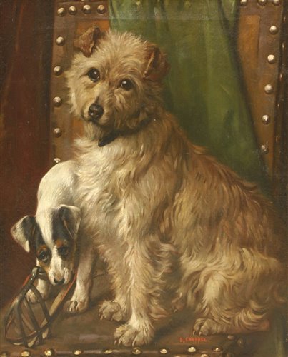 Lot 106 - Edouard Chappel (Belgian, 1859-1946)