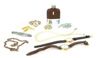 Lot 96 - A 9ct gold curb link watch chain