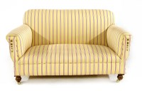 Lot 629 - A Howard style two seater settee