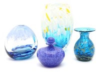 Lot 350 - A collection of mixed Mdina glassware