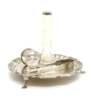 Lot 218 - A silver waiter